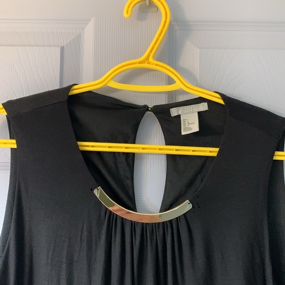 H&M Black Sleeveless Top Size Large - Picture 2 of 4